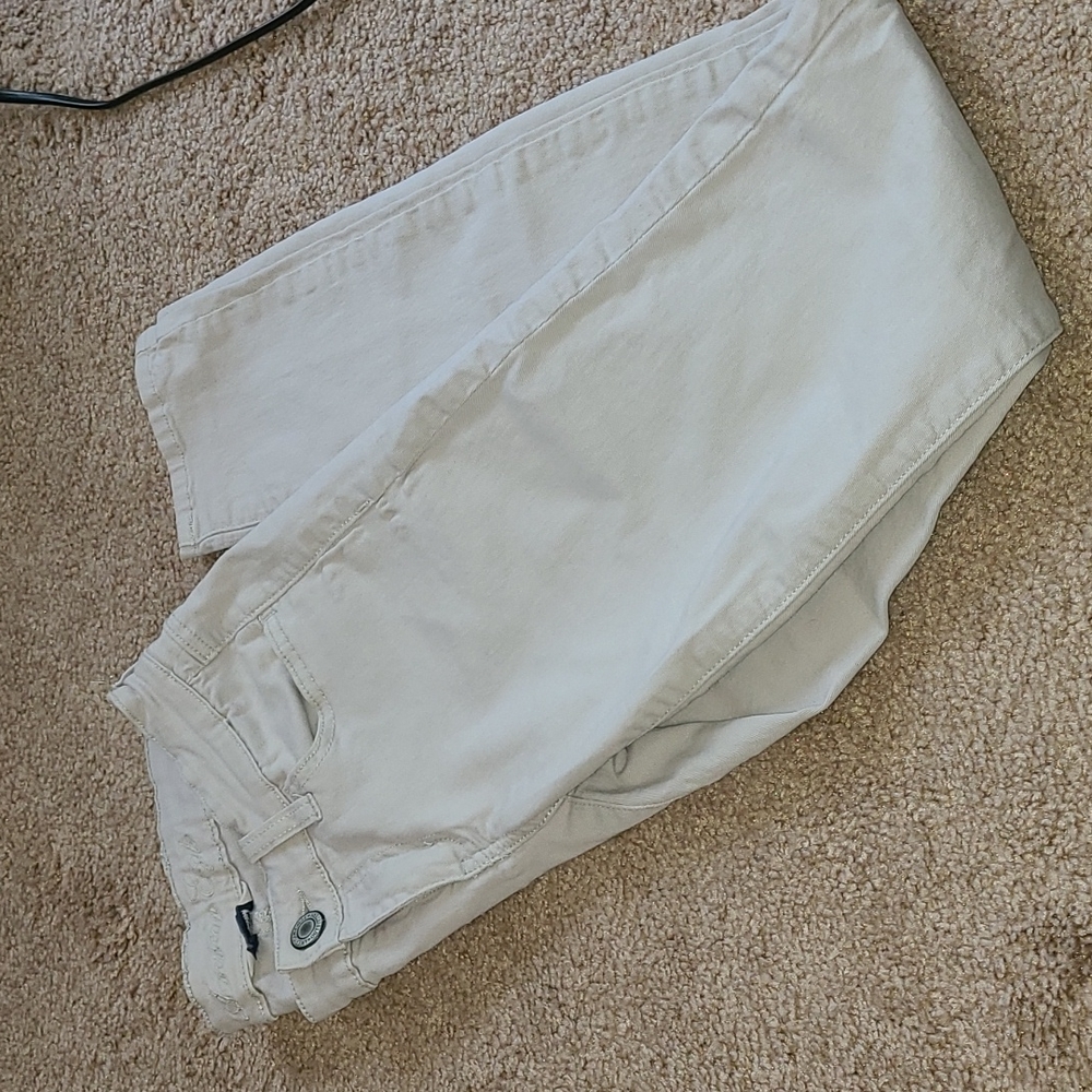 $7 ADD TO BUNDLE TO LOWER PRICE gray american eagle jeggings size 2 regular